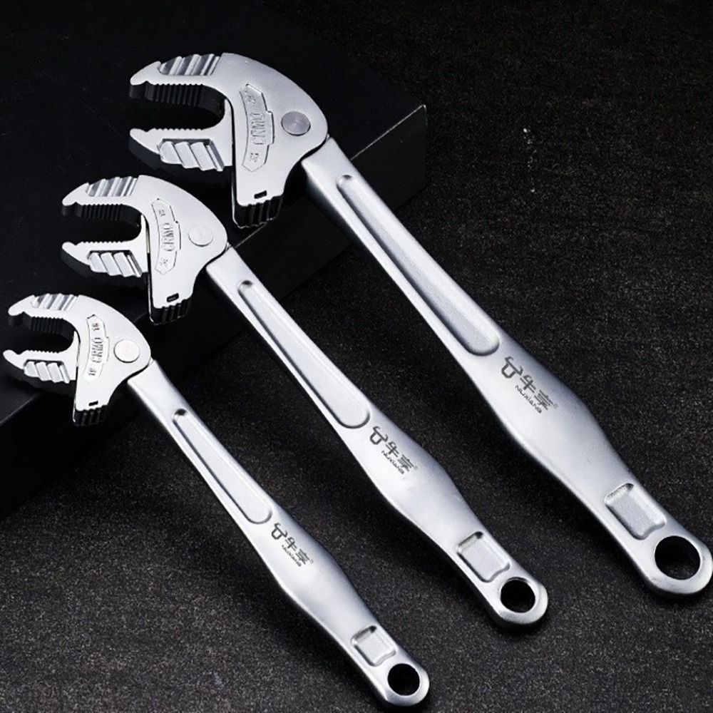 Heavy-Duty Adjustable Steel Wrench