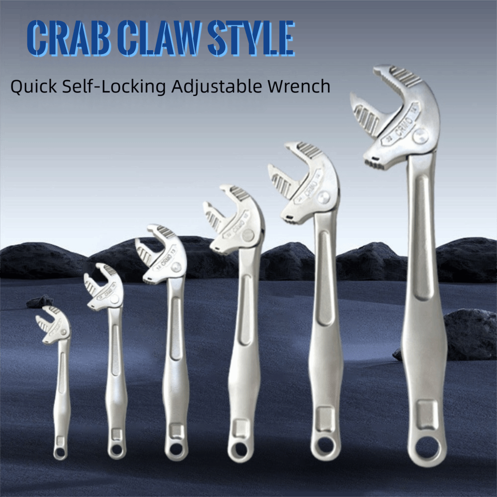 Heavy-Duty Adjustable Steel Wrench