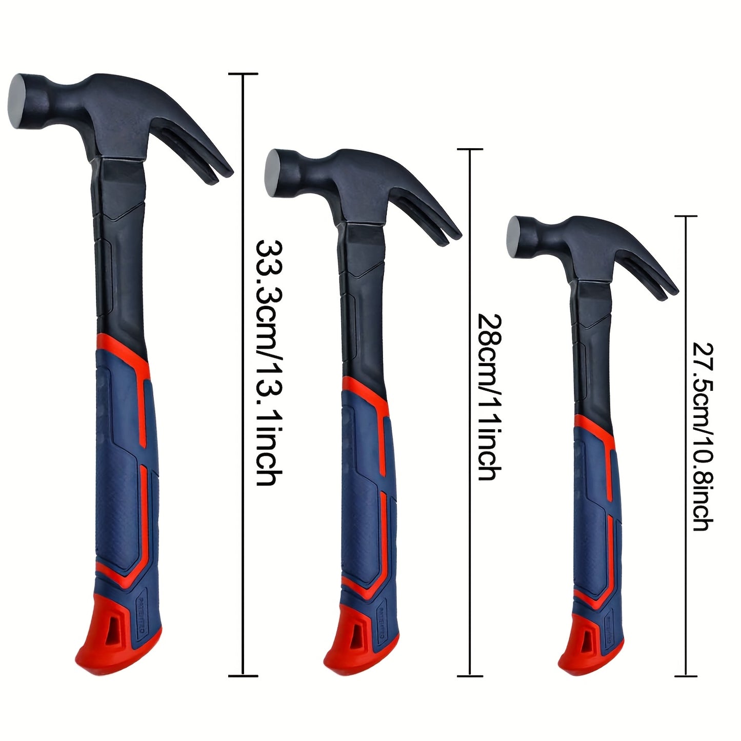Ergonomic Comfort-Grip Claw Hammer