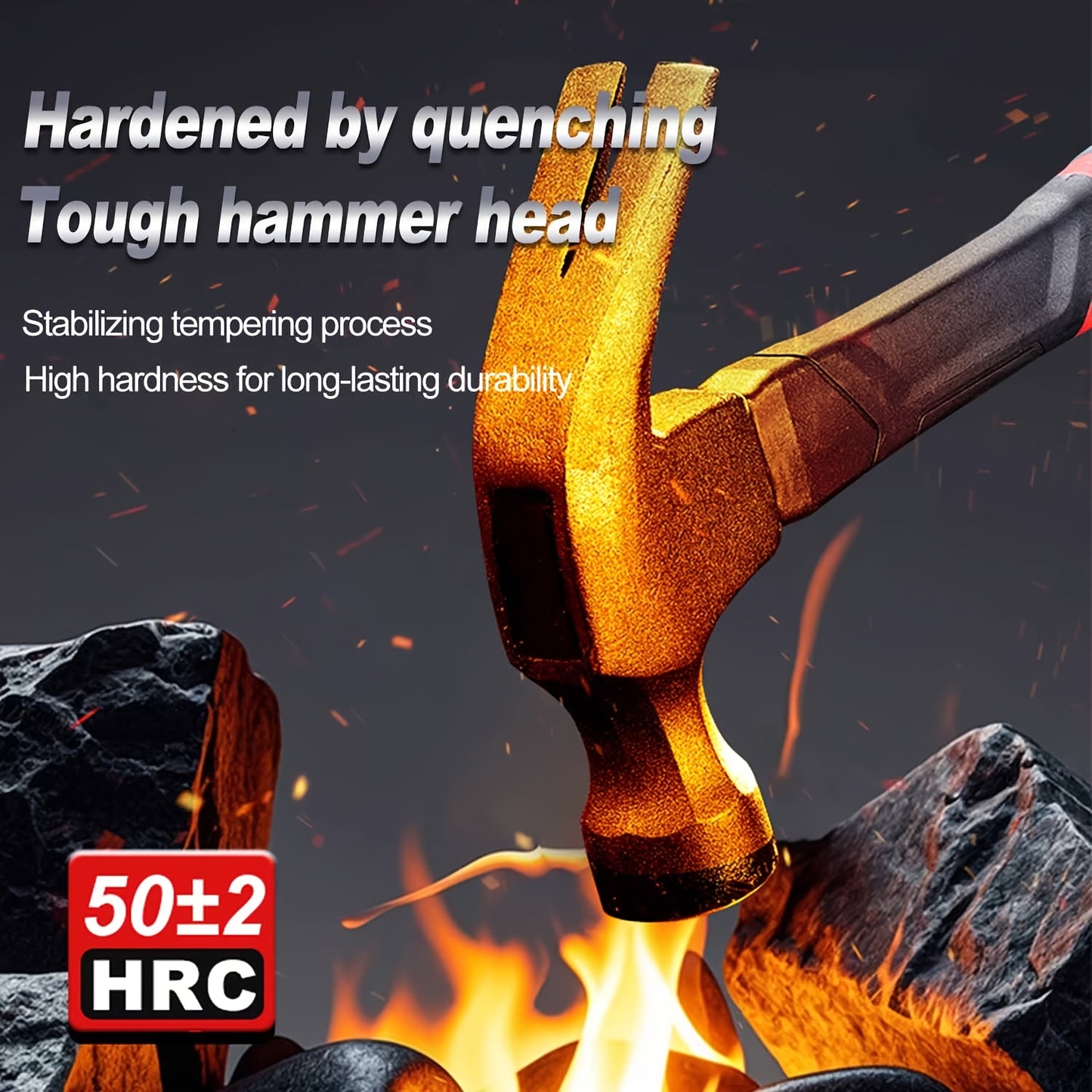 Ergonomic Comfort-Grip Claw Hammer