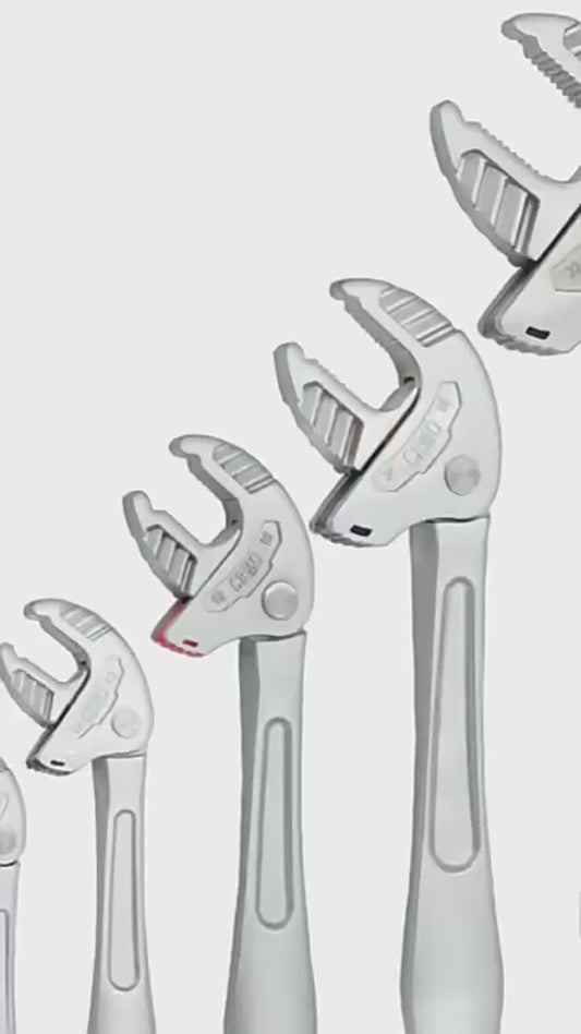 Heavy-Duty Adjustable Steel Wrench
